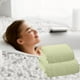 thumbnail image 4 of Juego de toallas de baño de microfibra extra grandes | Toallas de baño sobredimensionadas, súper suaves y absorbentes de dos piezas | Poliéster de secado rápido | Gris/Verde/Azul/Amarillo/Rosa |, 4 of 6