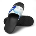 thumbnail image 4 of GZHJMY Stylish Slides for Women Men, Japanese Ltypical Landscape Large Wave Soft Flexible Slip-on Sandals Slippers, 4 of 7