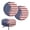 American Flag Splatter, variant on COEQINE Stool Covers Elastic Round Bar Stool Cushion Padded Cover 12"-14" Breathable Saddle Stool Cover for Home Bar Coastal Decor, 2 Count, Beach Sea Turtle Starfish