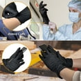 thumbnail image 5 of Borje Nitrile Disposable Gloves, Black Latex Free, 100 Count, Small, 5 of 6