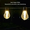thumbnail image 4 of Cadena de luces solares para exteriores Laklulu, 20 LED, cadena de luces de 8 m, lámparas solares para exteriores, IP45 resistente a la intemperie, 8 modos, cadena de luces solares para patio,, 4 of 6