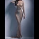 thumbnail image 4 of Vestido Elegante de Mujer con Abertura y Larga Transparente de de Diamante, Vestido de Noche para Cumpleaños. Plata XXL, 4 of 6