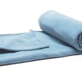 thumbnail image 3 of Soft All-Season Fleece Throw Blanket – Cozy Layering Bed Blanket – Full/Queen Size – Blue, 3 of 10