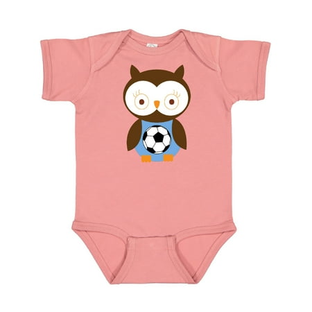 

Inktastic Soccer Player Owl Sports Gift Gift Baby Boy or Baby Girl Bodysuit
