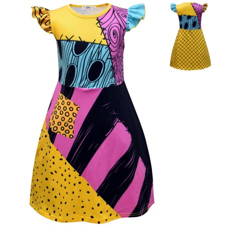 

Kids Girls Sallys Costume Halloween Dress Girls Princess Fancy Dress