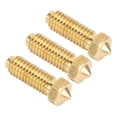 thumbnail image 1 of Kit De Boquilla De Latón De Impresora 3D Alto Flujo Para PETG TPU PLA ABS, Boquilla Hotend De Latón 1.75 Mm M6 Hilo, 1 of 7