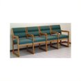thumbnail image 1 of Chaise d'Invité Dakota Wave Valley Quadruple Base en Chêne-Poudre Bleu Standard, 1 of 4