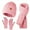 Pink, variant on REDESS Winter Beanie Hat Scarf and Gloves Set for Men and Women,White