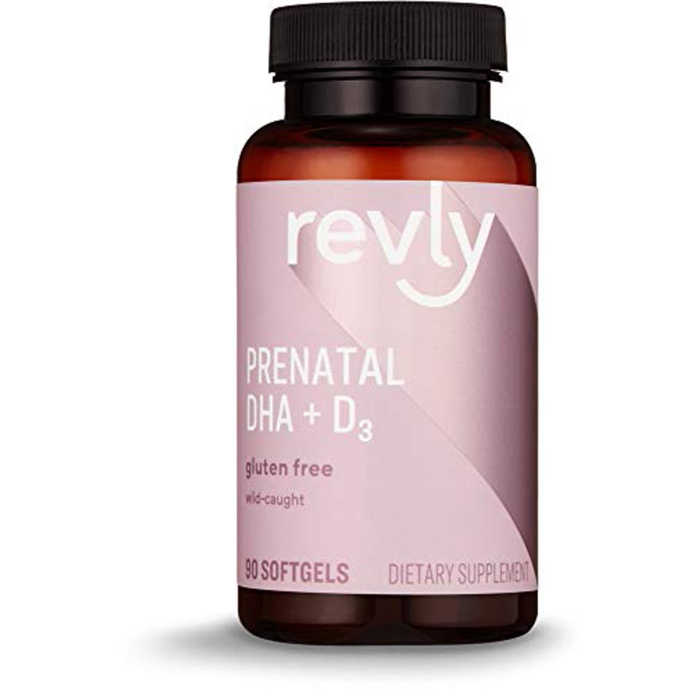 Revly Prenatal WildCaught Fish Oil Supplement, DHA + D3