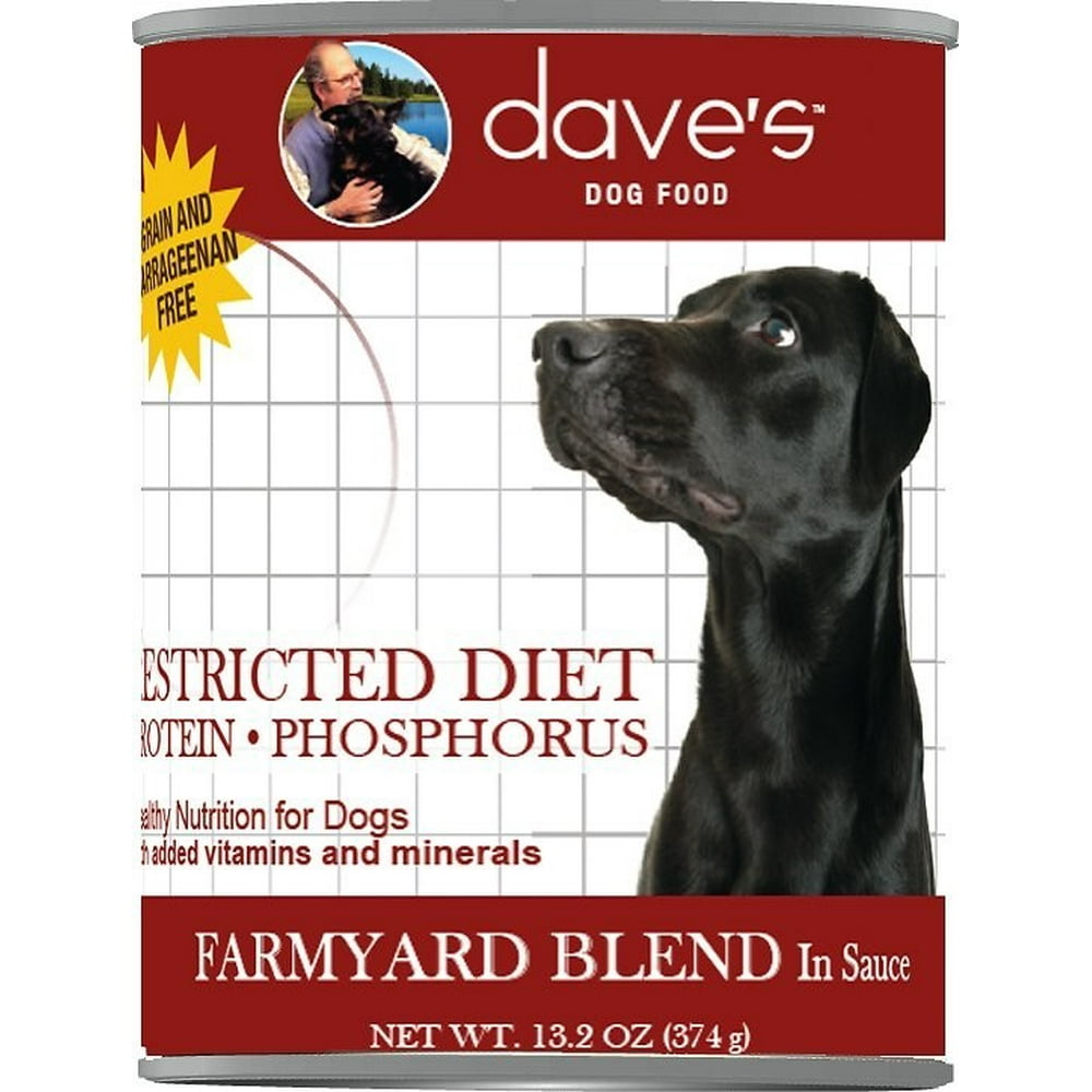 Dave's Pet Food Restricted Diet GrainFree ProteinPhosphorus Farmyard