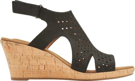 women's briah perforated slingback wedges