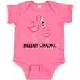 thumbnail image 3 of Inktastic Grandma Loves Me Flamingo Grandchild Girls Baby Bodysuit, 3 of 5