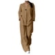 thumbnail image 1 of Conjunto informal de dos piezas para mujer: camisa de manga larga y pantalones de cintura alta - Camisa de color liso con botones, pantalones holgados con bolsillos, tallas S-XXL para todas las oca, 1 of 5