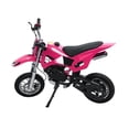 thumbnail image 3 of Floseru Kids Dirt Bike, 49cc Gas Dirt Bike, 2-Stroke Dirt Bike, Gas Power Pocket Rocket Bike, Off Road Mini Motorcycle Max Load 220LBS[New Model Quality Improvement], Fall Fun for Kids, 3 of 9