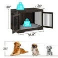 Utopia Alley 37 Inch Dog Crate Furniture for Medium Small Dog, Wooden