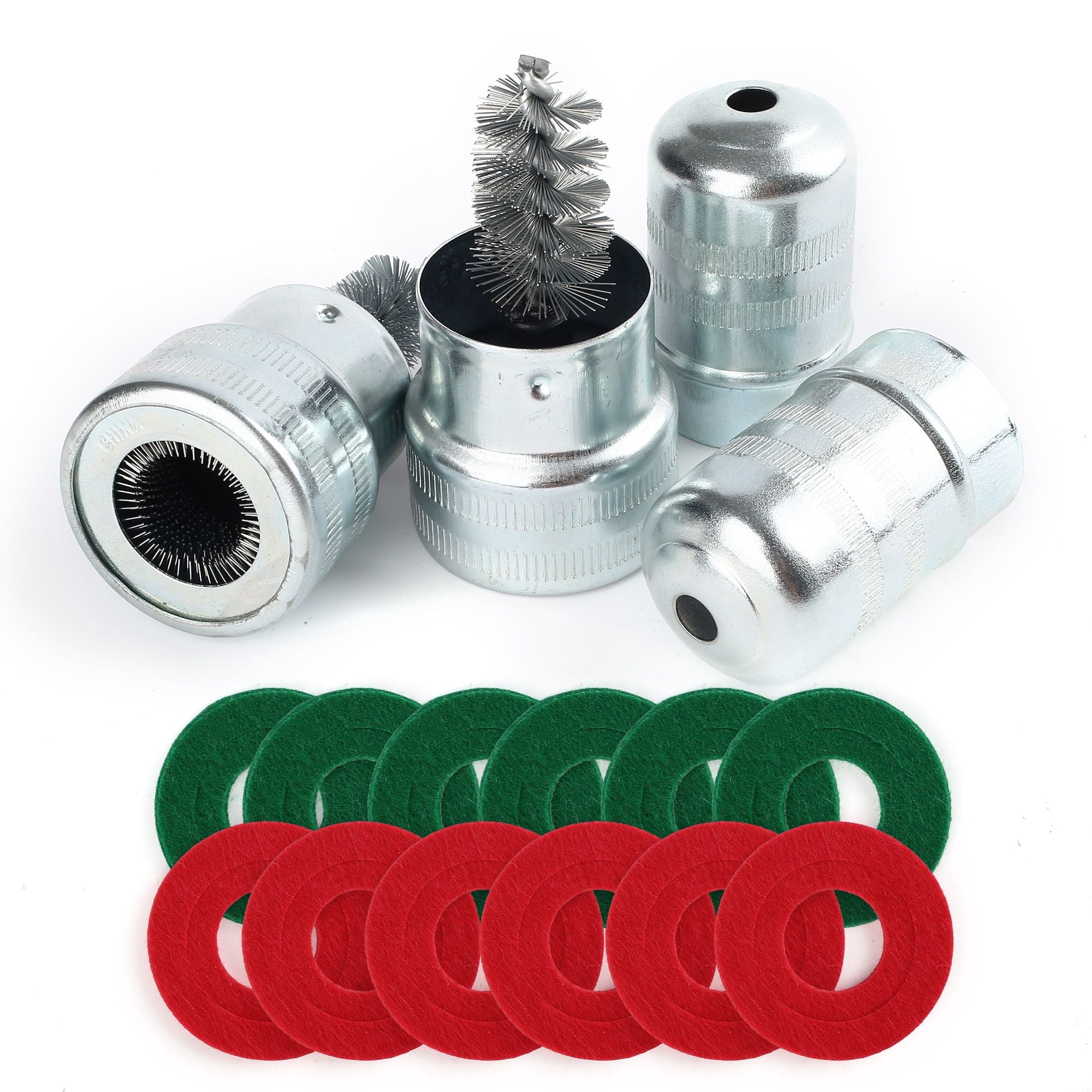 LotFancy Battery Terminal Cleaners with 12 Pcs Anti-Corrosion Fiber Washers for Car Marine Battery