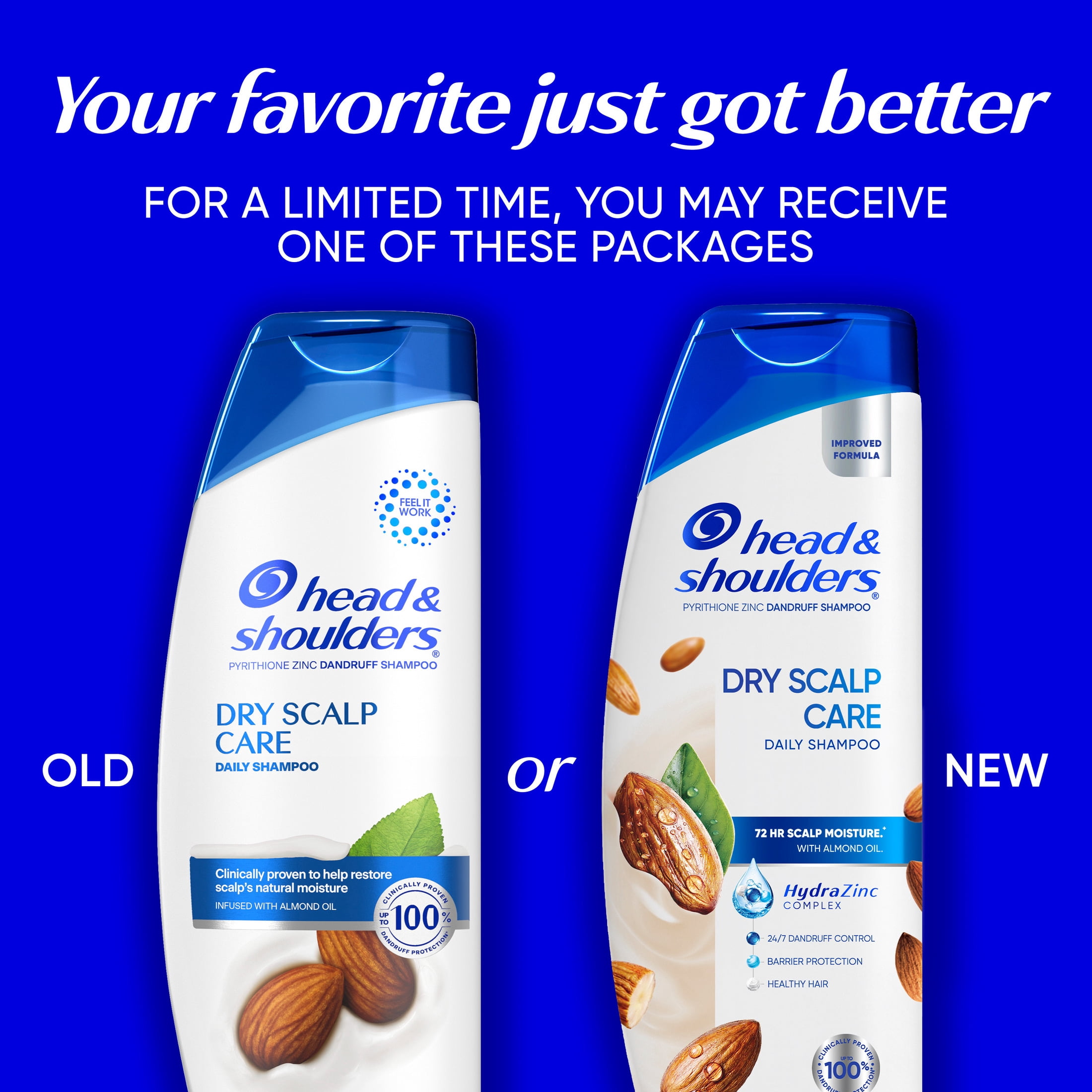(6 pack) Head and Shoulders Dandruff Shampoo, Dry Scalp Care, 12.5 fl oz