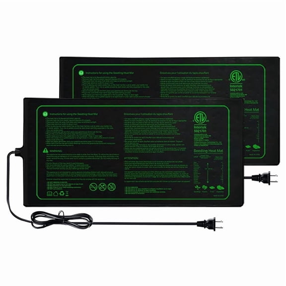 Seedling Heating Mat,Warm Hydroponic Heating Mat for Seed Starting,Indoor Gardening,Waterproof Plant Heating Mat US Plug,1set * seedling heat mat,As Shown