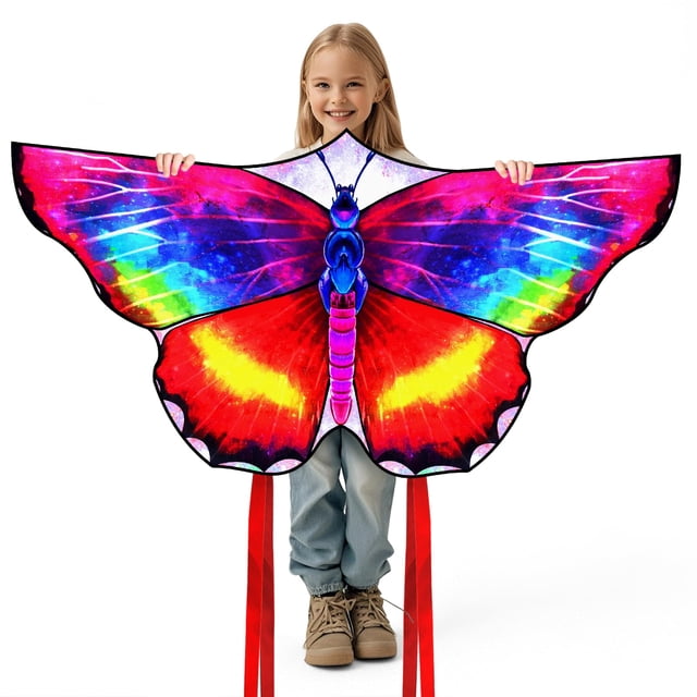 Kite FejoHify Butterfly para niños y adultos con cuerda y asa
