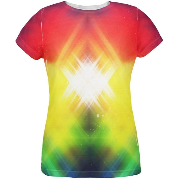 Galaxy Nova 70s Flashback All Over Womens T Shirt Multi MD