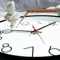 thumbnail image 5 of Vaupan Non-Ticking Silent Wall Clocks 12 inch Battery Operated Quartz Classic Decor Clock Display Easy to Read for Bedroom Home Kitchen Room Office School (Black), 5 of 7