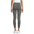thumbnail image 4 of Time And Tru Women's High Rise Ankle Knit Leggings, 27" Inseam, Available in 2-Pack, 4 of 5