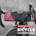 thumbnail image 3 of WEST BIKING Versatile Handlebar Bike Bag with Shoulder Strap - Waterproof, Durable Polyester PVC, 1.3L Capacity, Red/Green Options, Ideal for Cycling & Off-Bike Use, 3 of 7