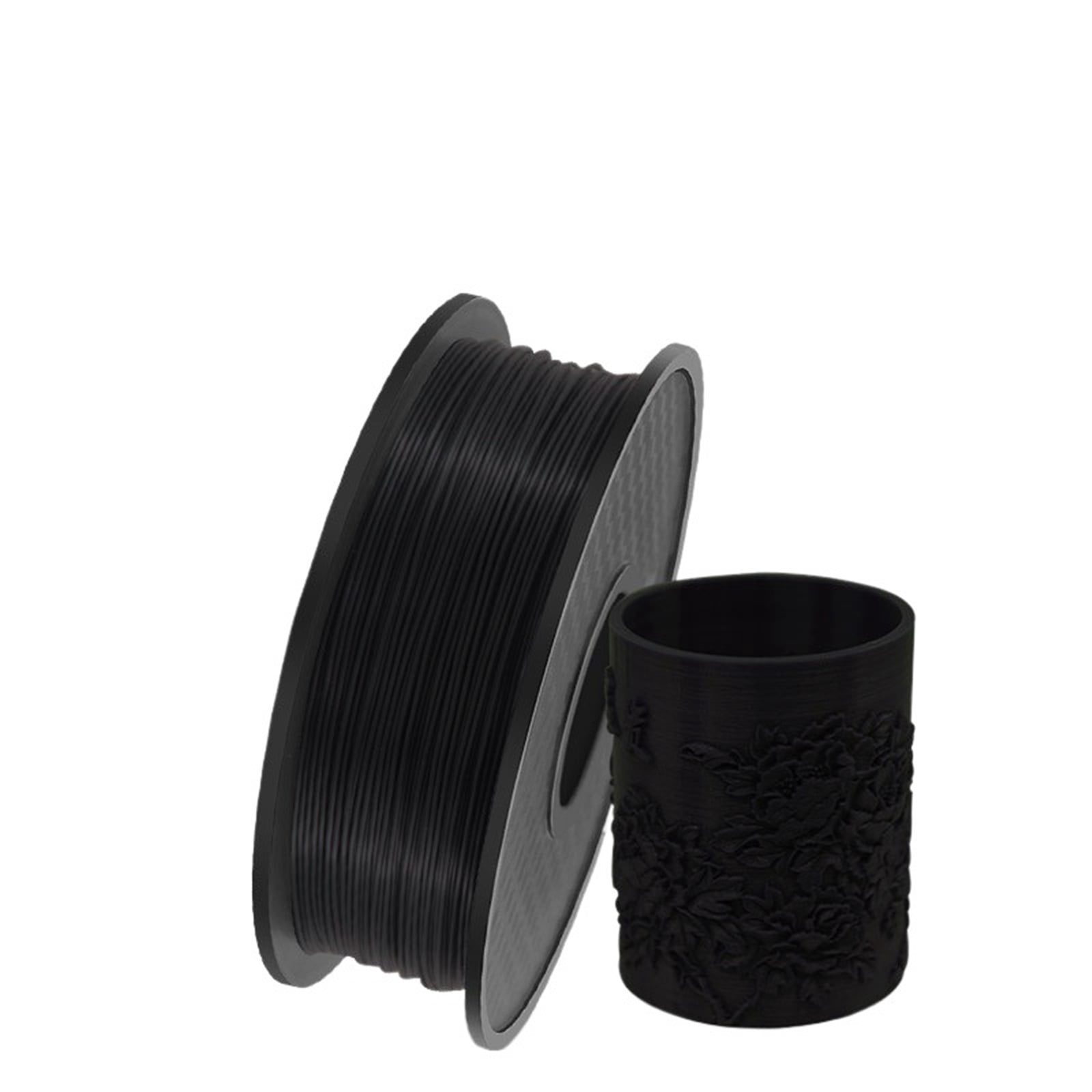 3d Printer Filament, Carbon Fiber PLA Filament 1.75mm 1kg Spool Easy to Print & Matte 3D Printing Materials