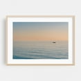thumbnail image 2 of Out to Sea - Salerno Campania Italy Photography Minimalist Ocean Sunset Boat Pastel Water Coast Unframed Wall Art Print 24 x 36 inches, 2 of 7