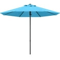 thumbnail image 4 of ABCCANOPY 9ft Outdoor Market Hand Push Patio Umbrella,12+Colors, Turquoise, 4 of 8