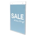 thumbnail image 3 of Classic Image Wall-Mount Sign Holder, Portrait, 8 1/2 X 11, Clear | Bundle of 5 Each, 3 of 7