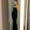 thumbnail image 4 of Women's Casual Lounge Slip Long Dress Sexy Sleeveless Backless Bodycon Maxi Dresses Summer Slim Elegant Sexy Outfits Ladies Birt, 4 of 7