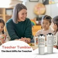 thumbnail image 7 of Teacher Appreciation Cups 40oz Tumbler - Teachers Plant Seeds That Grow Forever, Perfect Coffee Teacher Tumblers for Women on Birthday, Christmas, Graduation, Appreciation Week, Back to School, 7 of 7