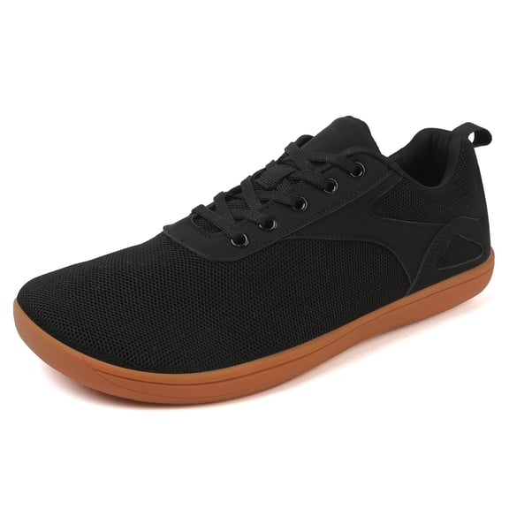LASUDRAA Men's Wide Barefoot Shoes Minimalist Sneakers Zero Drop Sole