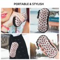 thumbnail image 6 of Xecao Red Ladybugs On Black Dotted for Eyeglass Case Soft Shell, Portable Sunglass Case, Fashionable Eyeglass Case with Zipper, Lightweight, 6 of 6