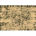 thumbnail image 1 of Ahgly Company Indoor Rectangle Abstract Brown Modern Area Rugs, 2' x 3', 1 of 4
