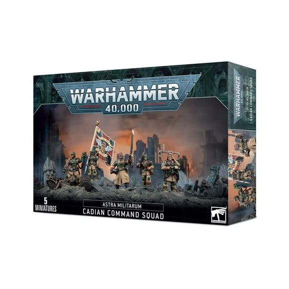 Toy Games Workshop Warhammer 40k Astra Militarum Cadian Command Squad