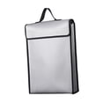 thumbnail image 3 of Bolsa de documentos ignífuga, bolsa de almacenamiento de archivos de papel, organizador de protección, contenedor multifuncional, bolsa resistente al Borde negro, 3 of 8