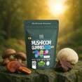 thumbnail image 3 of Herbal Bee Organic Mushroom Gummies with Ashwagandha, Herbal Mushroom Supplement, Berry Flavor, 80 Count, 3 of 8