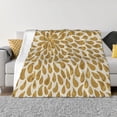 thumbnail image 1 of Fotbe Gold Drops Manta de Franela con Estampado, Manta Ultrasuave para Cama, Sofá, Auto, Hipoalergénica y Antibolitas-40"x30", 1 of 6