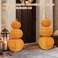 thumbnail image 4 of MInHoues Set of 3 Fall Pumpkin Decorative Ornaments Detachable, Tabletop for Autumn Home Decor Thanksgiving Party , 2x1ft, 4 of 10