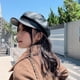 thumbnail image 4 of Boina de cuero para niños, otoño e invierno, para estudiantes, bonita, de cara redonda, estilo británico, gorra octogonal, gorra de calabaza, 4 of 6