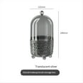 thumbnail image 3 of Makeup Brush Holder with Lid 360 Rotating Clear Dustproof Make Up Brushes Container -C, 3 of 8