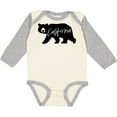 thumbnail image 3 of Inktastic California Black Bear Silhouette Boys or Girls Long Sleeve Baby Bodysuit, 3 of 5