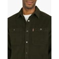 thumbnail image 3 of Chaps Men's & Big Men's Corduroy Flannel Lined Shirt, Sizes S-3XL, 3 of 8