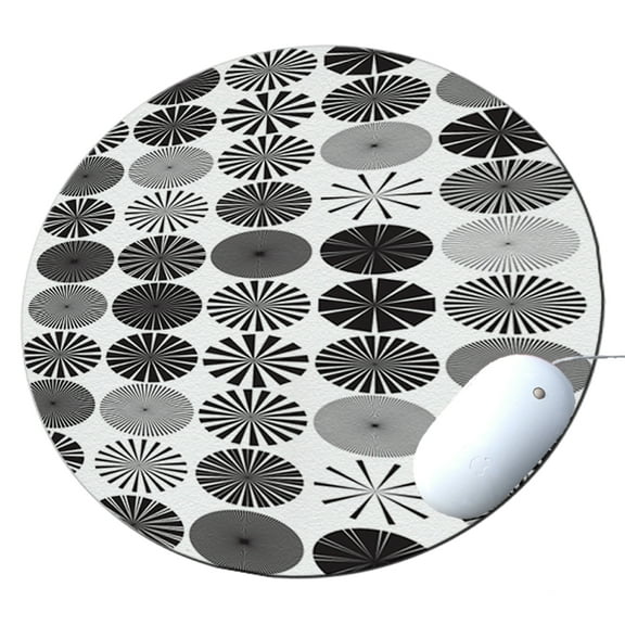 KuzmarK Round Mousepad / Hot Pad / Trivet - Circle Of Friends