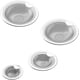 thumbnail image 1 of Juego de 4 coladores para fregadero de cocina, de acero inoxidable, a prueba de obstrucciones Sincero Electrónica, 1 of 5