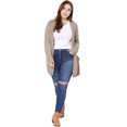 thumbnail image 2 of GRACE & GRANDEUR Women's Plus Size Long Sleeves Sweater Cardigan, 2 of 7