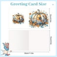 thumbnail image 2 of 6pcs Diamond Painting Kit Greeting Cards, Beautiful Halloween Pumpkin 5D Handicraft Art Birthday Holiday Gift Cards with Envelopes, 2 of 7