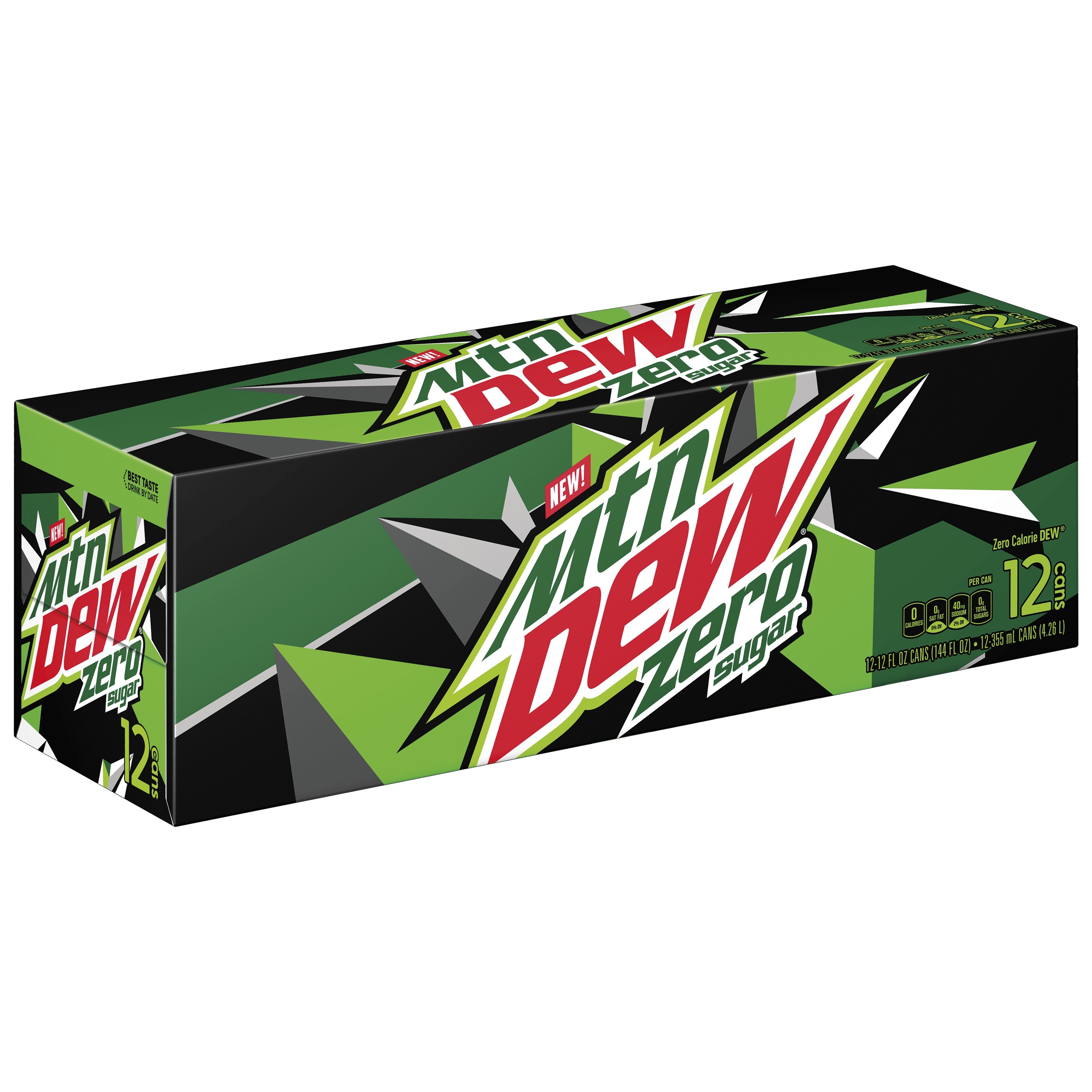 Mountain Dew Zero Sugar 12pk 12 Fl Oz Cans BrickSeek